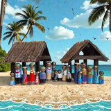 Beach Fale with pegs