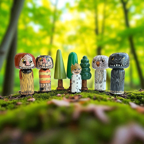 Wild things pocket pegs