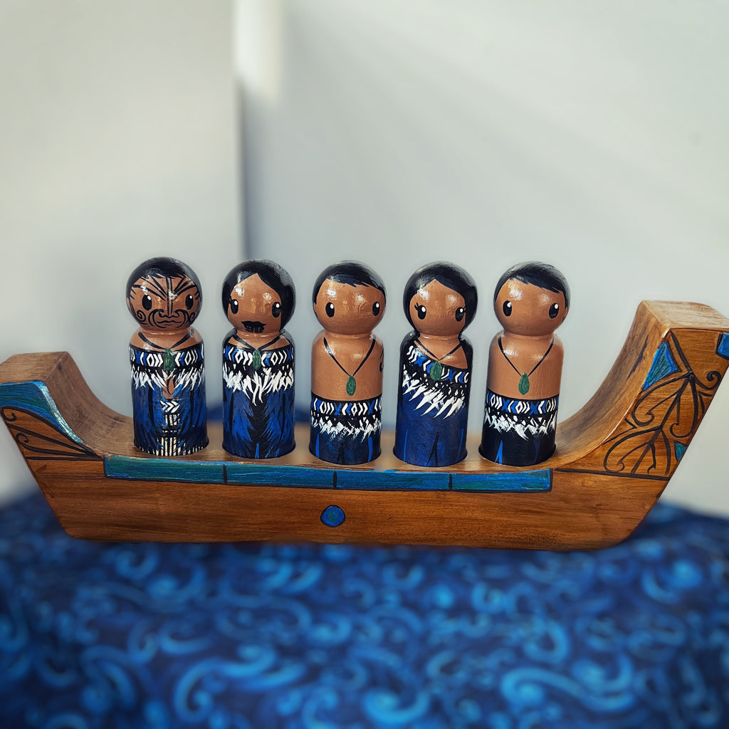 Waka Rope Large 5 berth Waka with pegs – Weewoodenwondersnz